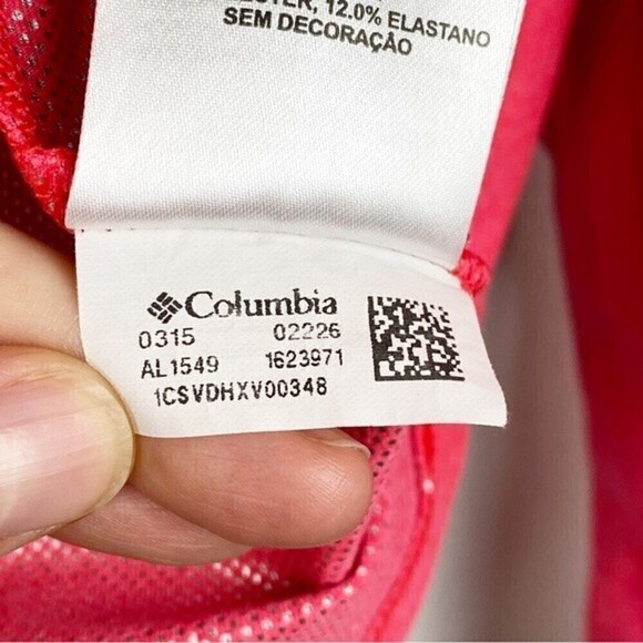 Columbia Pink Trail Summit Half Zip Pullover Jacket Size M - Picture 8 of 8